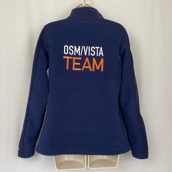 Patagonia Synchilla Fleece Jacket Womens Medium Full Zip OSM VISTA Team Blue - Picture 2 of 12